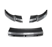 GVGFKPKZAY For VW For Tiguan L R-line 2021 2022 2023 Car Front Bumper Lip Diffuser Spoiler Canard Protector Cover Car Front Bumper Lip Splitter Diffuser(Carbon Fiber Look)