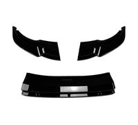 GVGFKPKZAY For VW For Tiguan L R-line 2021 2022 2023 Car Front Bumper Lip Diffuser Spoiler Canard Protector Cover Car Front Bumper Lip Splitter Diffuser(Glossy Black)