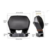 GVGFKPKZAY For Y&AMAHA NMAX155 2020-2024 Motorcycle Rear Backrest Cushion Backrest Motorcycle Driver Rider Backrest