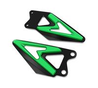 GVGFKPKZAY For ZX-6R 2019-2025 Motorcycle Foot Peg Protector Accessories Motorcycle Foot Rest Pedal(Green)