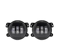 GVGFKPKZAY ForJeep Wrangler JK LJ TJ Cherokee Dodge Magnum Charger 1997-2017 Car Angel Eyes Fog Lamp Assembly Car Headlamp Assembly(2pcs white)