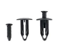 GVGMTAEAVZ 120Pcs Bumper Retainer Clips With Fastener Remover Fit For Jeep Wrangler Chrysler Dodge Ram Plastic Rivets 6506007AA 6503598 6502625 Automotive fasteners