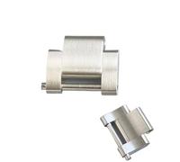 GVGMTAEAVZ 15.5mm Stainless Steel RLX Watch Strap Silver Gold SUB GMT Oyster Jubilee Extension Link Fit for RLX 116610 116710 126610 126500 Watch Clasp(Light Pink White)