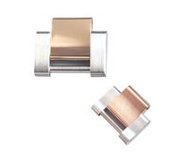 GVGMTAEAVZ 15.5mm Stainless Steel RLX Watch Strap Silver Gold SUB GMT Oyster Jubilee Extension Link Fit for RLX 116610 116710 126610 126500 Watch Clasp(Olive Flak)