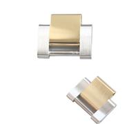 GVGMTAEAVZ 15.5mm Stainless Steel RLX Watch Strap Silver Gold SUB GMT Oyster Jubilee Extension Link Fit for RLX 116610 116710 126610 126500 Watch Clasp(Blue Pink)