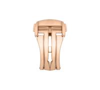 GVGMTAEAVZ 16mm18mm 20mm Deployment Watch Buckle Fit for Omega Strap Leather Rubber Watchband Black Silver Gold Steel Folding Claspwatch Clasp Watch Clasp(Rose Round Buckle,18mm Mark)