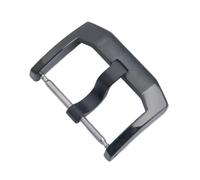 GVGMTAEAVZ 20mm 316L Stainless Steel Pin Buckle Black Silver Watch Clasp Fit for TAG Strap Fit for Heuer Watchband Wristband Acessories Watch Clasp(Black,20mm with Letter)