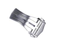 GVGMTAEAVZ 316L Solid Stainless Steel 18mm Foldover Clasp Deployment Folding Buckle Watch Fit for Omega Rubber Strap Watch Clasp