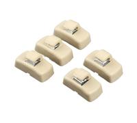 GVGMTAEAVZ 5Pcs Auto Sun Visor Hook Clips Rivets Car Sun-shading Board Bracket Hanger Holder 443857562B Fit For Audi A2 A3 A4 B6 A5 Cabriolet Automotive fasteners