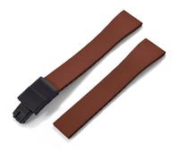 GVGMTAEAVZ Fluoro Rubber Watch Band CTS FKM Strap 16 18 19 20 21 22mm Cut to Size Fast Release Adjustable Universal Bracelet Black Buckle Watch Clasp(Black buckle3,22mmx18mm)