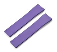 GVGMTAEAVZ Fluoro Rubber Watch Band CTS FKM Strap 16 18 19 20 21 22mm Cut to Size Fast Release Adjustable Universal Bracelet Black Buckle Watch Clasp(Purple1 No Buckle,22mmx18mm)