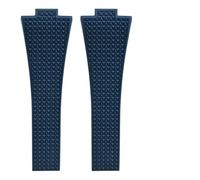 GVGMTAEAVZ Rubber Strap Fit for Tissot PRX Powermatic 35mm 40mm Watches 11mm 12mm Quick Release Spring Buckle Navy Black Watch Bands Watch Clasp(Navy,12MM_Gold Buckle)