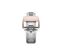 GVGMTAEAVZ Small Hole Wathcband Fold Buckle Titanium Alloy Stainless Steel Clasp 18mm Fit for Richard Watch Mille Strap RM011 RM035 RM055 RM030 Watch Clasp(Rose Titanium Buckle)