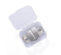 GVGMTAEAVZ Universal Watch Strap 16mm 18mm Steel Butterfly Buckle Quick Release Fold Clasp Fashion Comfortable Fit for Men Women Watch Clasp(Silver Buckle,16mm)