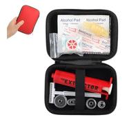 Gvhntk Snake Bite Kit Sting Kit Venom Extractor Suction Pump Emergency Sting Bite Kit First Aid Supplies for Backpacking Camping and Hiking (Red)