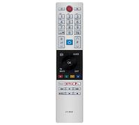Gvirtue 30099654 CT-8533 CT8533 CT8541 RC42150 Remote Control Compatible with Toshiba Full HD 4K Ultra Smart LED TV with Rakuten TV Netflix F play Freeview Buttons, No Setup Required