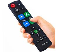 Gvirtue Large Button Universal Remote Control for Elderly, Easy to Use Big Button TV Remote for Seniors & Visually Impaired, Compatible with Samsung, LG, Sony, Panasonic, Sharp, Toshiba, Philips TVs
