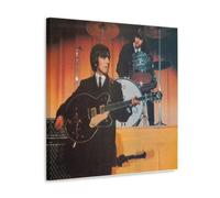 GVKDOFUYD The Beatles on Stage in 1965 Poster Decorative Painting Canvas Wall Art Living Room Poster Bedroom Painting Wall Art Picture Print Modern Family Room Decor 16 x 16 inches (40 x 40 cm)
