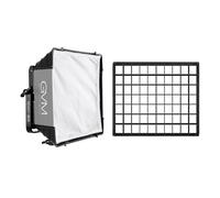 GVM 2 Packs Foldable Softbox Diffuser with Grid Beehive for GVM 1000D Series Video Light, Suitable for Studio Lighting, Portrait Photography, Led Panel, Gaming, Filming
