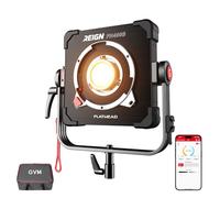 GVM 400W Bi-Color Video Light with 2700-6800K Range Delivers up to 66200 lux Studio Lights Photography Lighting Flathead Design Supports Stackable 4-6 Light arrays for scalable high-Output Systems