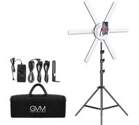 GVM 600S LED Star Ring Light, 90W Dimmable Bi-Color Video Lighting Kit with Stand Detachable Light Bars CRI 97+ 3200K-5600K LED Photography Light for Camera Smartphone YouTube Self-Portrait Shooting
