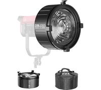 GVM F60 Fresnel Lens for LED Video Light with Bowens Mount, Compatible with Pro Series 400B, 500B, 650B LED Continuous Light for Photography, Brightness of the Bowens Fresnel Lens Improved by
