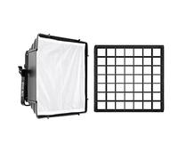 GVM Foldable Softbox Diffuser with Grid Beehive for RGB 800D/560AS/480LS Series LED Video Light, 1 Pack， Suitable for Studio Lighting, Portrait Photography, Video Lighting, Led Panel, 11"x11"