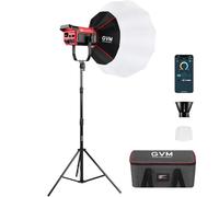 GVM LED Video Lamp 200W with Lantern Light Box, SD200B Continuous Lighting Kit with Bluetooth Mesh Network/DMX Control, Studio Photography Lighting Kit 2700K-6800K, 12 Stage Effects