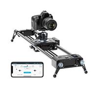 GVM Motorized Camera Slider, 2-Axis 31'' Carbon Fiber Track Rail Sliders with APP Control, Timelapse Camera Dolly Supports 360°Rotate Video Shooting and Stop-Motion, 16h Long Working with Batteries