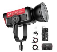 GVM Pro SD500B 500W Led Video Light, Studio Lights with Bowen Mount, 61600lux/1m Photography Lighting kit with 45° Standard Cover, Continuous Output Video Lighting with Controller, CRI 97+, 2700-6800K