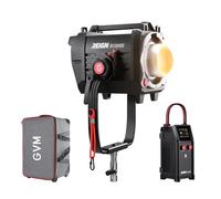 GVM Reign 1200W Studio Lights, Bare Light 9360lux/9.8ft, Photography Lighting of DMX, CRMX, RDM, Art-Net, Video Lighting with G7 Mount, Filming Light, LED Monolight, IP65, 2700-6800K