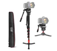 GVM Tripod for Camera 74.8" Tall Camera Tripod Monopod, Professional Heavy Duty Compact Camera Stand for Phone Adjustable Multi-Angle Shot for Video Recording DSLR, Spotting Scope Telescope Binocular