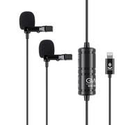 GVM Voice Professional Lavalier Lapel Microphone Omnidirectional Condenser Mic for iPhone Android Smartphone,Recording Mic for YouTube,Interview,Video