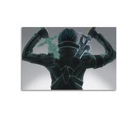 GVMRFCDD Anime Poster Sword Art Online Kirito Poster Wall Art Canvas Modern Painting for Living Room Bed Room 12x18inch(30x45cm) Unframe-style