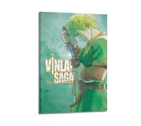 GVMRFCDD Anime Vinland Saga 3 Poster Wall Art Canvas Poster Modern Painting for Living Room Bed Room 16x24inch(40x60cm) Frame-style