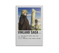 GVMRFCDD Classic Anime Vinland Saga Thorfinn Poster Wall Art Canvas Poster Modern Painting for Living Room Bed Room 16x24inch(40x60cm) Unframe-style