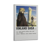 GVMRFCDD Classic Anime Vinland Saga Thorfinn Poster Wall Art Canvas Poster Modern Painting for Living Room Bed Room 16x24inch(40x60cm) Frame-style