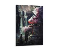 GVMRFCDD Sekiro Shadows Die Twice Ninja Family Bedroom Canvas Wall Art Decor Living Room Modern 20x30inch(50x75cm) Frame-style
