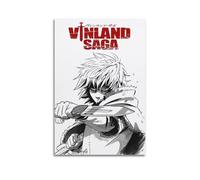 GVMRFCDD Vinland Saga Japan Anime Manga Poster Wall Art Canvas Poster Modern Painting for Living Room Bed Room 16x24inch(40x60cm) Unframe-style