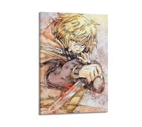 GVMRFCDD Vinland Saga Japan Anime Manga Poster Wall Art Canvas Poster Modern Painting for Living Room Bed Room 16x24inch(40x60cm) Frame-style