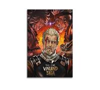 GVMRFCDD Vinland Saga Poster Askeladd Poster Wall Art Canvas Painting for Living Room Bed Room 12x18inch(30x45cm) Unframe-style