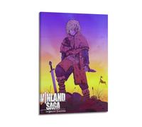 GVMRFCDD Vinland Saga Poster Wall Art Canvas Poster Modern Painting for Living Room Bed Room 16x24inch(40x60cm) Frame-style