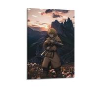 GVMRFCDD Vinland Saga Poster Wall Art Canvas Poster Modern Painting for Living Room Bed Room 16x24inch(40x60cm) Frame-style