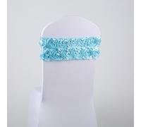 GVNFJKJK chair sashes. Chair Sashes,10PCS Chair Sash Spandex Band Bow Tie for Weddings Chairs Decoration Rosette Satin Chair Sashes for Event Party Hotel(Green)