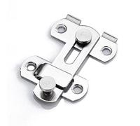 GVNFJKJK Door Security Lock 180° Slide Bolt Door Latch Stainless Steel Vintage Buckle Sliding Latches for Cabinet Doors Locks with Hardware 2 Pack(Silver)