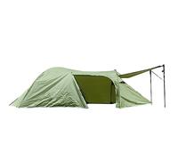 GVNFJKJK Four-season tents, Family Camping Tent 3 Person Light Weight Double Layer 1 Bedroom One Living Room(Army green)