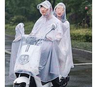 GVNFJKJK Raincoat Cycling Motorcycle Bike Scooter Cover(Frosted White)