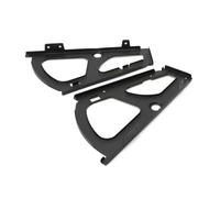 GVNFJKJK Shoe cabinet hinges, 1pair Flip Plate Frame Shoes Drawer Cabinet Hinge Rack Turning Thickened Furniture Fittings(Black,235 * 178mm)