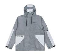 GVNMNT Clothing Co Frontline Hooded jacket - Grey / White - M