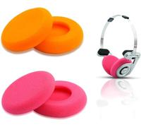 GVOEARS Replacement Earpads Cushion for Koss Portapro Headphones 2 Pairs (Rose+Orange)